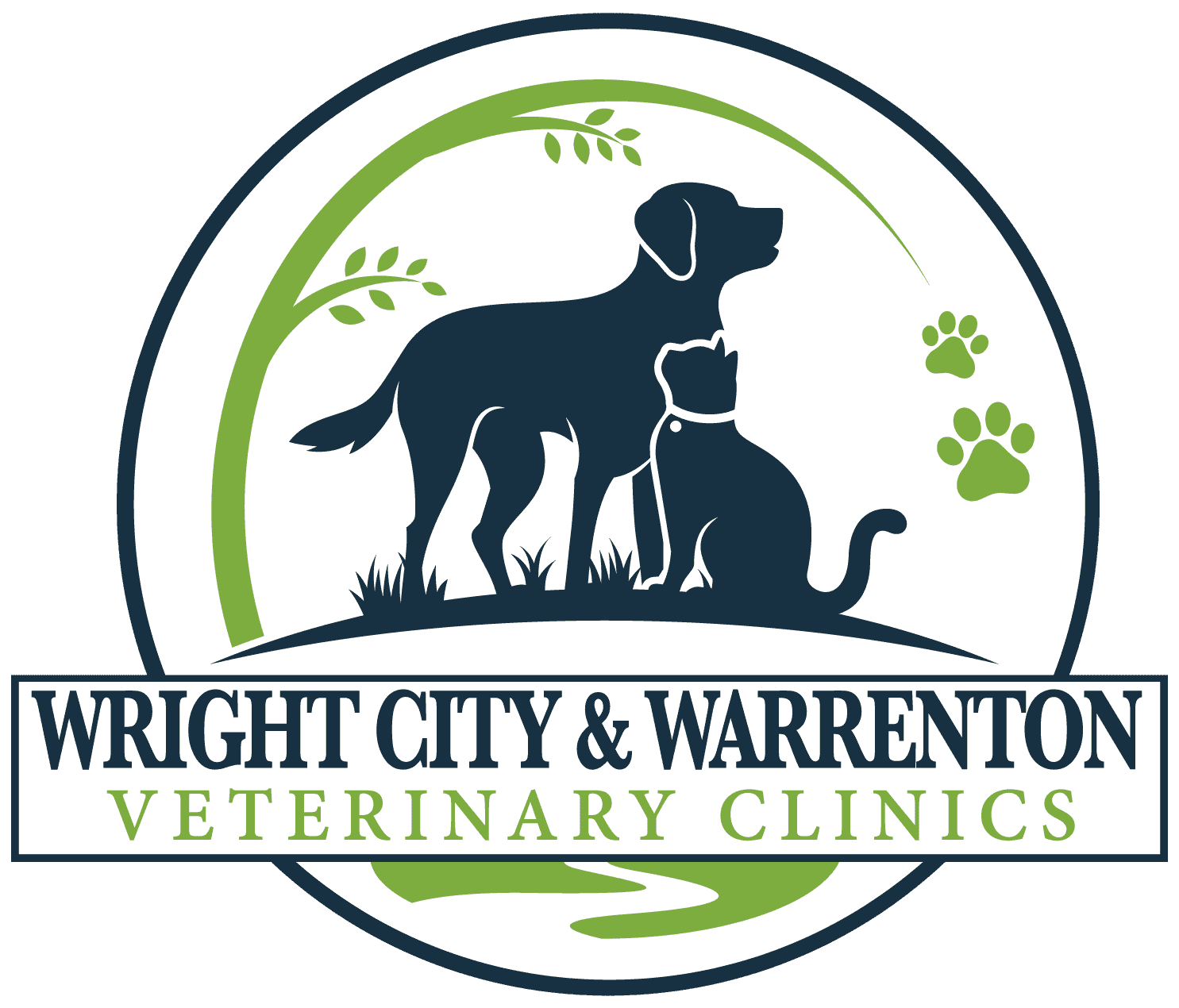 Wright City Veterinary Clinic logo